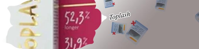 Гель для роста ресниц toplash