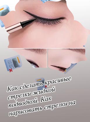 Как рисовать жидкой подводкой