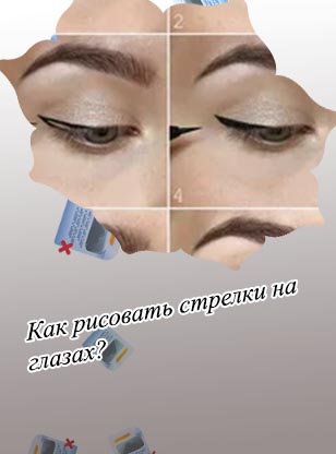 Как ровно нарисовать стрелки подводкой для начинающих